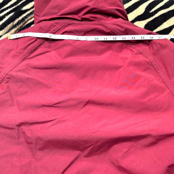 LL Bean Vintage Parka Gor Tex Coat Men’s XL Red hooded lined VTG Chore Barn - Picture 15 of 15